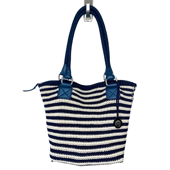 The Sak Handbags - The Sak Nautical Striped Hand-Crochet Carry-All